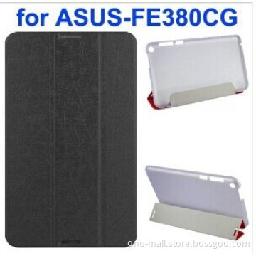 Palm Texture 3-Folding PU Leather Case for Asus Fonepad 8 FE380CG